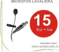 PROEL LCH200 MICROFON CONDENSER LAVALIERA  - PROEL LCH200 MICROFON CONDENSER LAVALIERA 